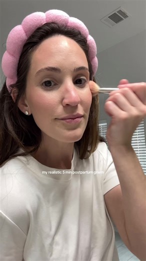 Realistic 5-Minute Postpartum GRWM Routine