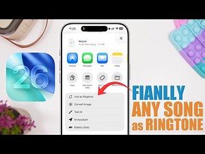 iOS 26 - SET ANY SONG as a RINGTONE !