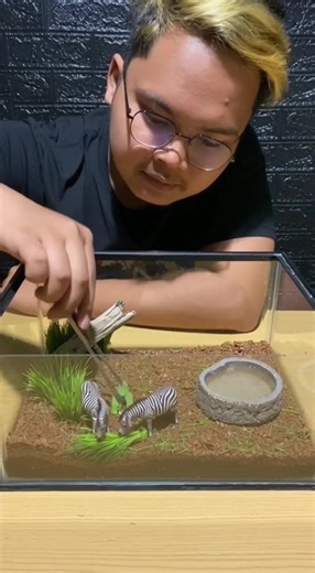 Aku Memelihara Zebra Mini di Dalam Terarium?! Deskripsi: Bagaimana jadinya jika seekor zebra versi mini hidup di dalam sebuah terarium kaca yang unik dan futuristik? 🦓✨ Dalam video AI ini, aku menampilkan visual imajinatif tentang zebra mini yang tinggal di habitat buatan lengkap dengan padang rumput mini, bebatuan kecil, dan ekosistem mungil yang terlihat realistis. Seluruh adegan dalam video ini dibuat menggunakan teknologi Artificial Intelligence (AI) dan bukan kejadian nyata. Konten ini dib