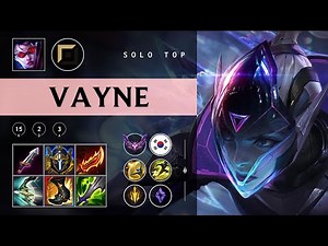 Vayne Top vs Riven - KR Master Patch 25.22