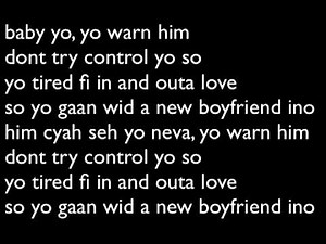 Vybz Kartel Warn Him (with lyrics)
