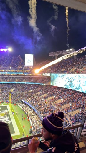 It just barely missed him 😨🔥 #nfl #firework #fail | UNILAD