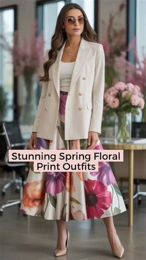 Stunning Pre-Spring Floral Print Outfits #SpringStyle2026