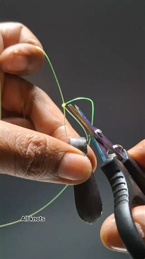 Step-by-Step Guide to Attaching a Sinker with a Perfection Loop Knot #FishingHowTo #PerfectionLoopKnot #SinkerAttachment #FishingRig #FishingBasics #FishingSkills #OutdoorLife #FishingLine #AnglerLife #KnotTutorial | All knots
