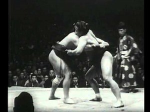 Sadanoyama vs. Udagawa : Haru 1962 (佐田の山 対 宇多川)