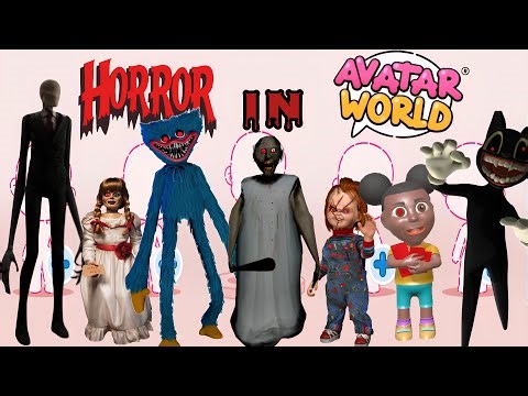 7 Scary Characters in Avatar World 👻 | Horror Transformation