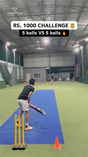 ₹1000 Revenge Challenge 💰 Box Cricket Thriller Batting & Bowling Contest 🔥 #cricket #shorts #t20