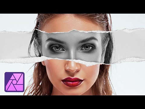 TORN PAPER EFFECT - Affinity Photo Tutorial