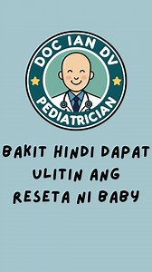 205K views · 3.5K reactions | Safe bang ulitin ang reseta? Alamin kung bakit hindi ito magandang gawin. #pediatrics #momlife #KidsHealth | Doc Ian DV Pediatrician | Facebook