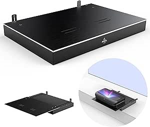AWOL VISION IC-A150 Motorized Slider Tray for Ultra short throw(UST) projector, extend to 150" picture, automatically Retractable Tray telescopic design, smart syncs with projector's power