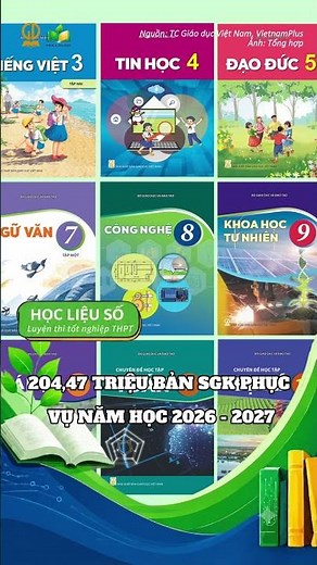 🚨 CẬP NHẬT: TIẾN ĐỘ PHÁT HÀNH 204,47 TRIỆU BẢN SÁCH GIÁO KHOA NĂM HỌC 2026 - 2027