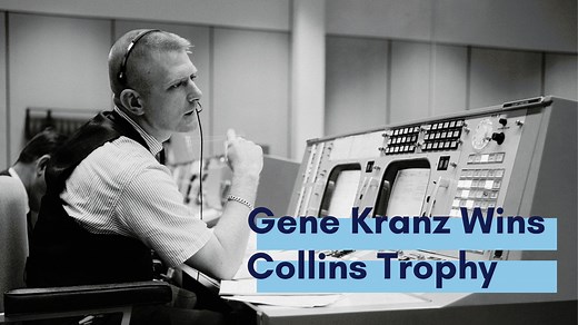 Last night, we awarded NASA flight director Gene Kranz the 2021 Michael Collins Trophy for Lifetime Achievement. Kranz's legendary career began in the U.S. Air Force and then took him to NASA mission control, from Project Mercury through the Shuttle Program. #CollinsTrophy | National Air and Space Museum, Smithsonian Institution