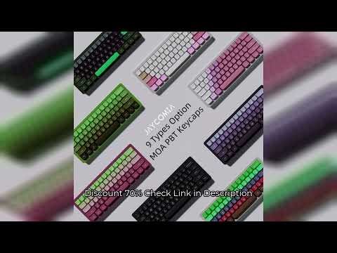 JCM MOA GMK More Types PBT Keycaps Big Set 7u Space Bar Key Caps For Mechanical Keyboard MX Switch 6