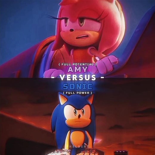 Sonic Vs Amy || Sonic The Hedgehog & Amy Rose || #edit #new #shorts #viral
