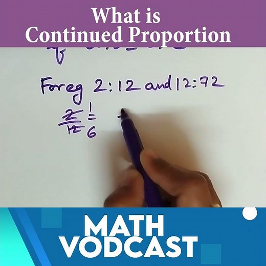 what is continued proportion | cbse | icse | math example | math question solution
