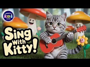 Cartoon Cat's Musical Adventure - Cat Song for Kids