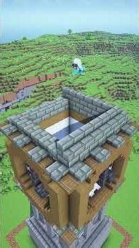 #minecraft How to build clock tower