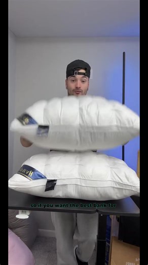 Hvnde Hotel Collection Deep Sleep Pillow - Neck Support Non-Collapse Design Hypoallergenic for Side Supine Prone Sleepers pillows