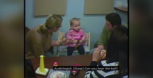 8.4K views · 42 reactions | See the special moment baby Zia hears sound for the first time through her cochlear implant. Now nine years old, Zia wears two cochlear implants and in 2019 spoke in the Australian Parliament. | Hear and Say | Facebook