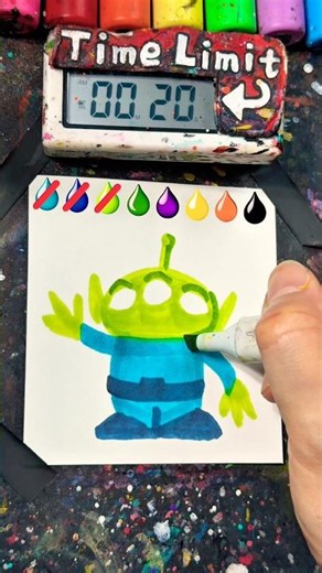 Drawing Little Green Men in 1Min(ToyStory5)
