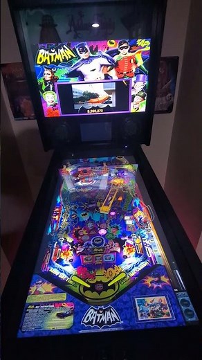 Batman '66 running on the Legends 4K Pinball using VPX Standalone. #virtualpinball