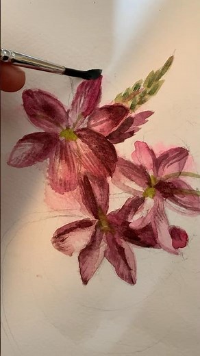 Flower and watercolour painting #love #song #singer #viralshort #hardworkworks #bollywood #hardwork