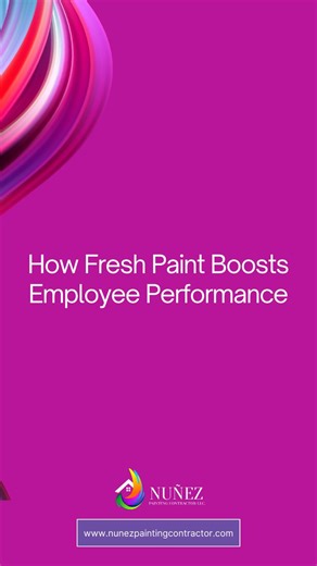 🏢🎨 How Fresh Paint Boosts Employee Performance A fresh, professionally painted workspace not only looks great but also enhances your team’s focus and motivation. The right office colors: 1️⃣ Improve mood and productivity 2️⃣ Reduce visual distractions 3️⃣ Present a professional image to clients and visitors 4️⃣ Create a healthier and more enjoyable work environment 📞 1 (623) 210-1691 👷‍♂️ ROC 254684 💻 nunezpaintingcontractor.com 📧 contact@nunezpaintingcontractor.com #CommercialPainting #Of