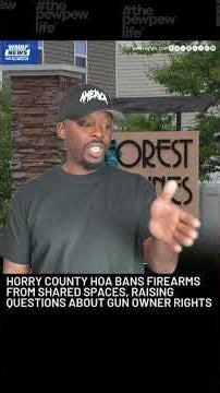 This HOA Banned Guns… Then Forgot One Big Legal Detail