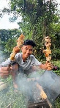 Roasting pork meat 🍖😋