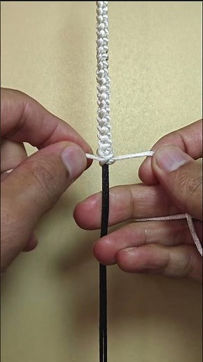 How to Tie a Cross Knot | Easy Macrame & Bracelet Tutorial #shortstutorial #diy #macrame #knot