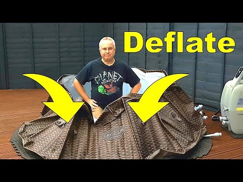 How to Deflate a Lay Z Spa Using the Pump | in just 5 Minutes ⏳