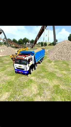 truk | Bus Simulator Indonesia 🚛 | Tata Dumper mod | New Map Mod | Track Vala Game