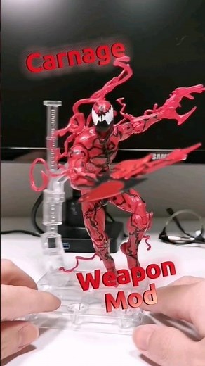 Carnage Weapon Mod Marvel Legends Spider-Man Hasbro Pulse Retro Action Figure