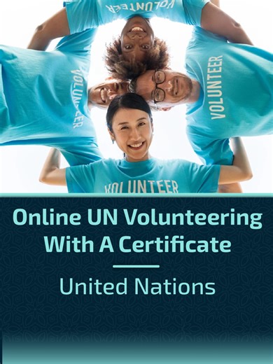 remote Volunteer opportunity with a certificate at the UN #remote #ethiopia #job