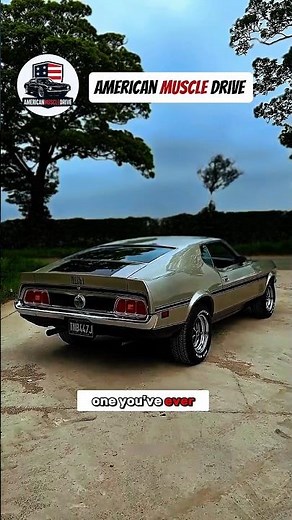 1971 Ford Mustang Mach 1429 | American Muscle Drive #classiccars #musclecars
