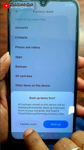 Redmi note 8 factory reset setting // erase all data ( factory reset )