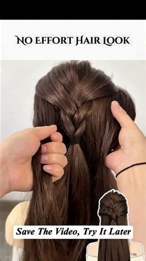 Simple Elegant Half-Up Twisted Hairstyle Tutorial #HalfUpHairstyle #TwistedHair #ElegantHairstyle