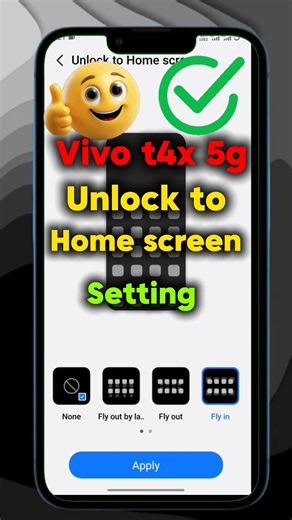 📱 Vivo Phone Unlock to Home Screen Setting | Easy Tutorial #VivoPhone #HomeScreen #UnlockSettings