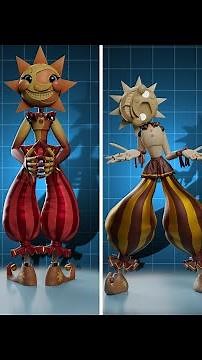Sunrise and Moondrop FNaF AR Animations