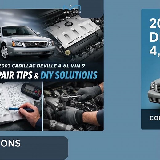 2003 Cadillac DeVille 4 6L VIN 9 Workshop Service & Repair Manual