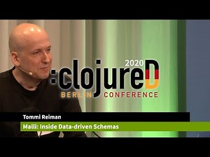 clojureD 2020: "Malli: Inside Data-driven Schemas" by Tommi Reiman