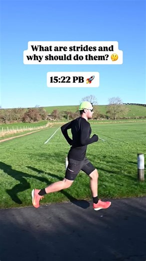 Strides are short controlled bursts of pace at 80-90% of max speed! 🏃🏻‍♂️ I tend to use them at the end of an easy run or in a warm up before a session or race! 🚀 They are used by elites regularly and have a tonne of benefits An example strides “session” would be 6 x 50-100m at 80-90% of max sprint speed with 1 minute rests Benefits include: - improved running economy - improved running efficiency - improved running speed Let me know if you give them a go | Harry Lancaster - Running