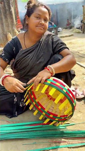Rainbow Basket Weaving Craft 🧺🌈✨