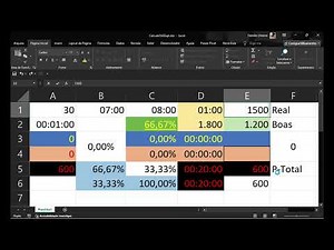 Calculadora Excel de OEE lead time
