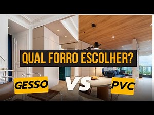 Which ceiling to choose? Plaster or PVC? | Will Arquitetura
