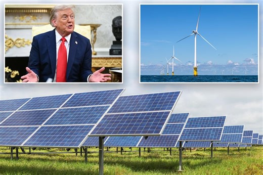 Trump vows US ban on wind and solar projects as energy bills soar: ‘Days of stupidity are over’