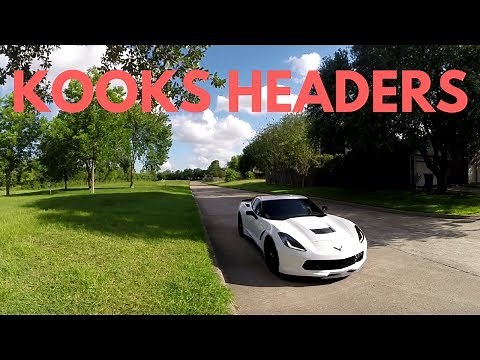C7 Corvette Kooks Headers and Catted Midpipe with Factory NPP Exhaust