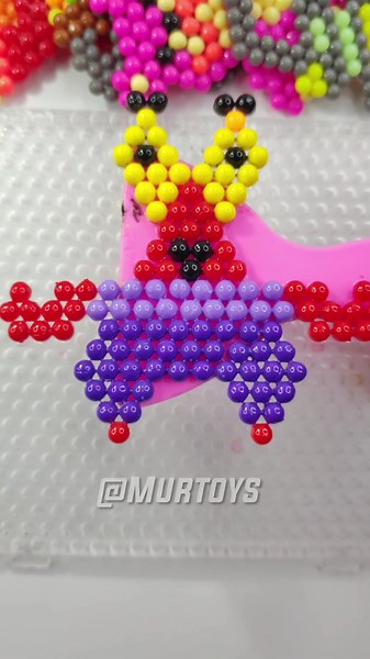 DIY Cute Mr. Krabs with Aquabeads Craft