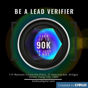 We are hiring Seasonal (30, 60, or 90 day contract) and Full-time Lead Verifiers. Earn as much as 90K in just 3 months. COMPENSATION PACKAGE ☑Php 22,000 for the basic salary ☑ Up to 15k Signing bonus (terms and conditions apply) ☑ 15% night differential ☑ 1.5K monthly perfect attendance bonus ☑ Up to 20% monthly performance bonus (terms and conditions apply) ☑ Free food every Monday, Wednesday, Friday, and Saturday ☑ Fixed Sat-Sun off for seasonal agents (Seasonal contract) ☑ Php150.00 will be g