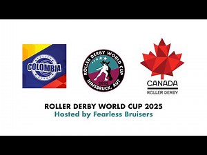 Roller Derby World Cup 2025 COLOMBIA vs CANADA